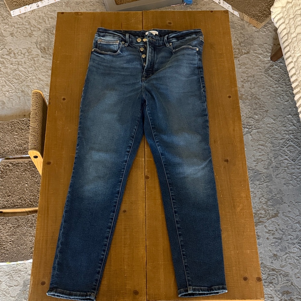Good American Indigo Skinny Jeans